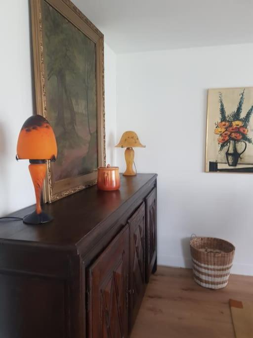 Chaumiere Avec Sa Toiture Recouverte De Chaume !!! 多讷曼圣马梅 外观 照片